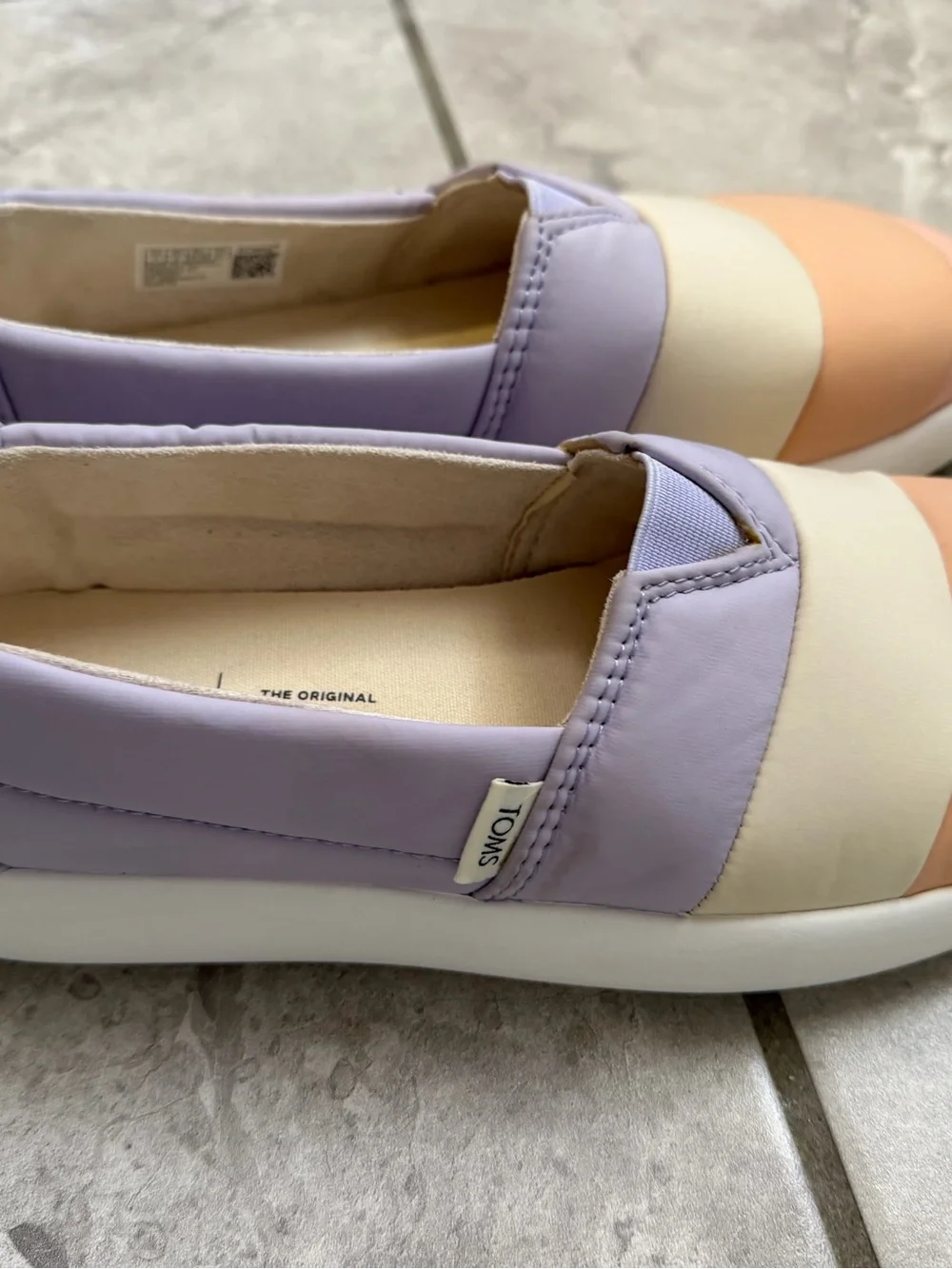 TOMS Women's Alpargata Mallow Puff shoes in a Lavender 7